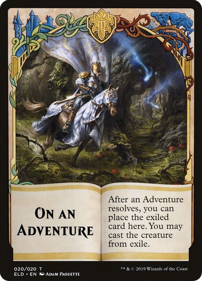 On An Adventure // Spirit Double-Sided Token [Challenger Decks 2020 Tokens]