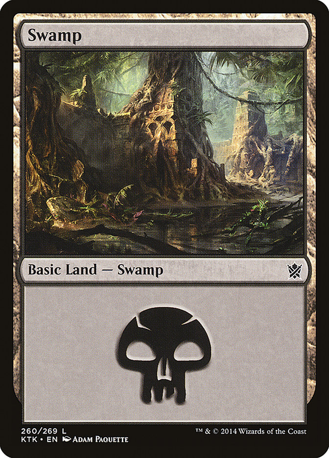 Swamp (260) [Khans of Tarkir] 