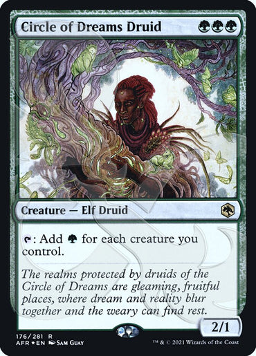 Circle of Dreams Druid (Ampersand Promo) [Dungeons &amp; Dragons: Adventures in the Forgotten Realms Promos] 