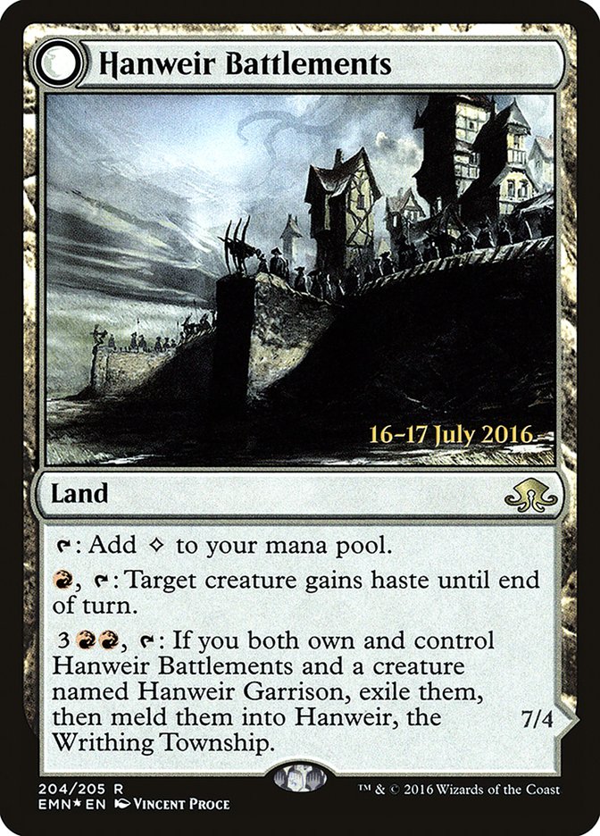 Hanweir Battlements [Eldritch Moon Prerelease Promos] 