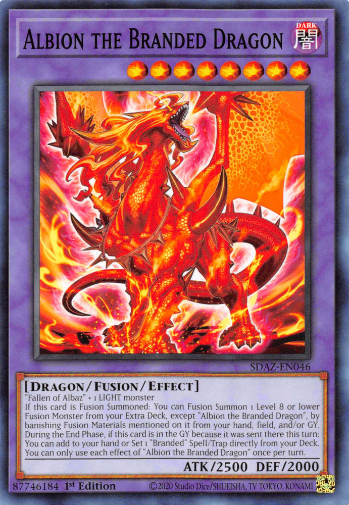 Albion the Branded Dragon [SDAZ-EN046] Common 