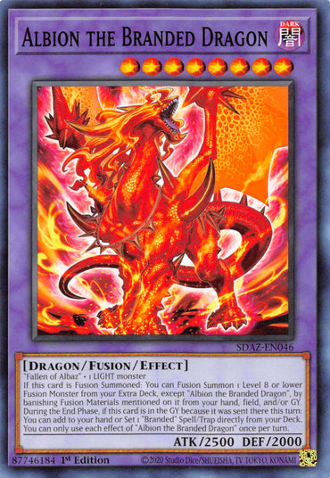 Albion the Branded Dragon [SDAZ-EN046] Common 