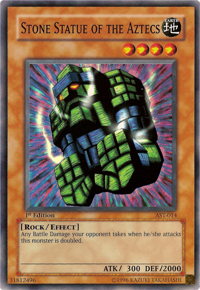 Stone Statue of the Aztecs [AST-014] Super Rare 