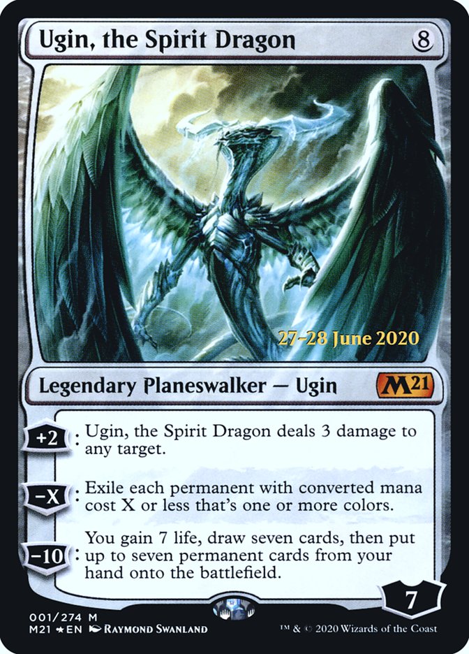 Ugin, the Spirit Dragon [Core Set 2021 Prerelease Promos] 