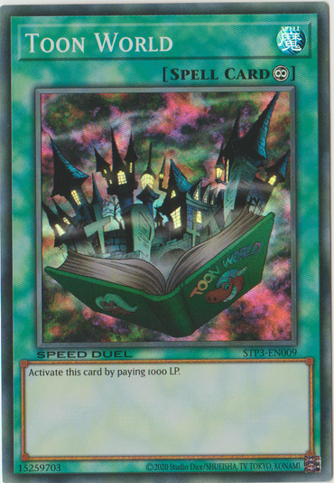 Toon World [STP3-EN009] Super Rare 