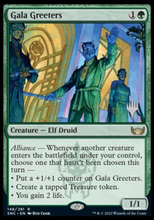 Gala Greeters (Promo Pack) [Streets of New Capenna Promos] 