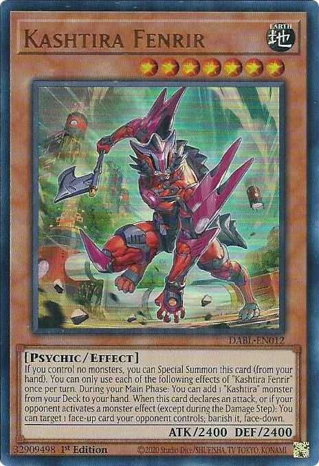Kashtira Fenrir [DABL-EN012] Ultra Rare 