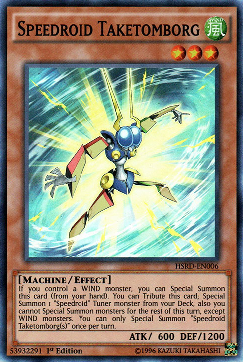 Speedroid Taketomborg [HSRD-EN006] Super Rare 