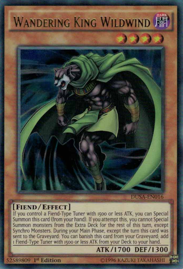 Wandering King Wildwind [DUSA-EN016] Ultra Rare 
