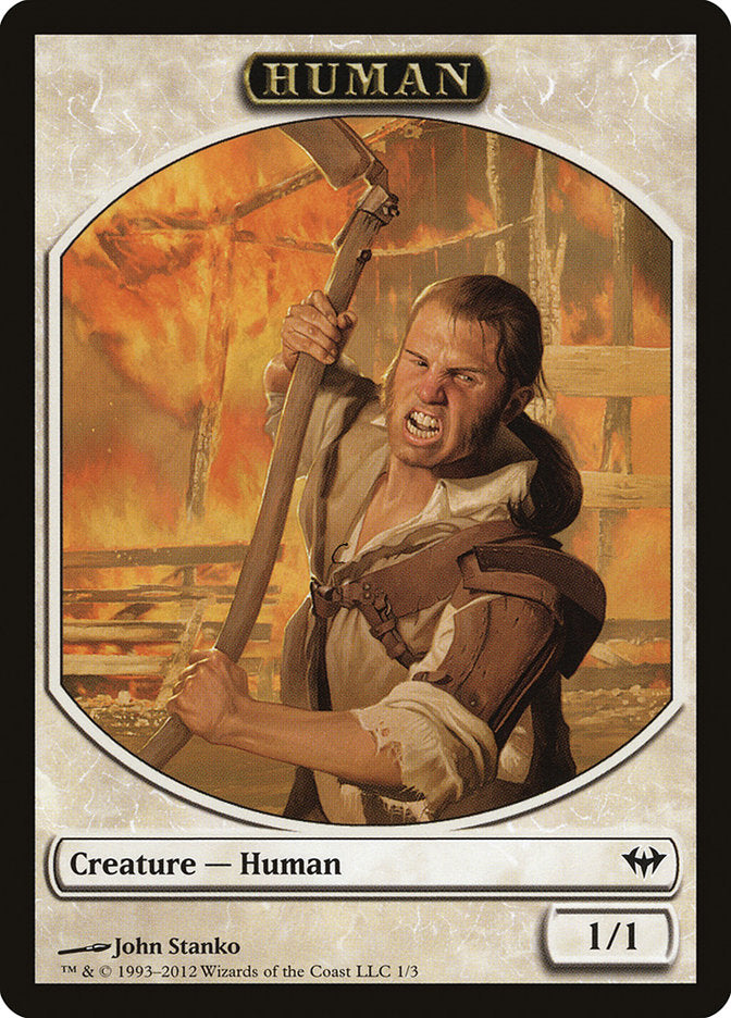 Human Token [Dark Ascension Tokens] 