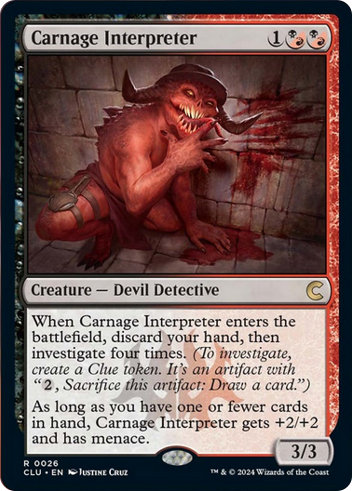 Carnage Interpreter [Ravnica: Clue Edition] 