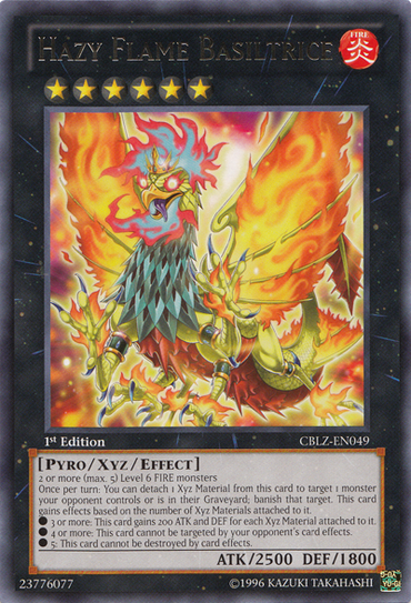 Hazy Flame Basiltrice [CBLZ-EN049] Rare 