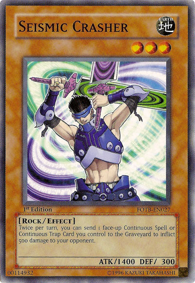 Seismic Crasher [FOTB-EN027] Common 