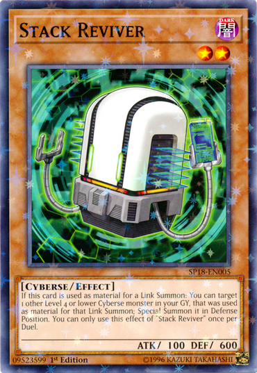 Stack Reviver [SP18-EN005] Starfoil Rare 