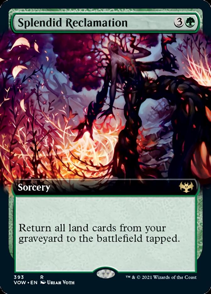 Splendid Reclamation (Extended Art) [Innistrad: Crimson Vow] 