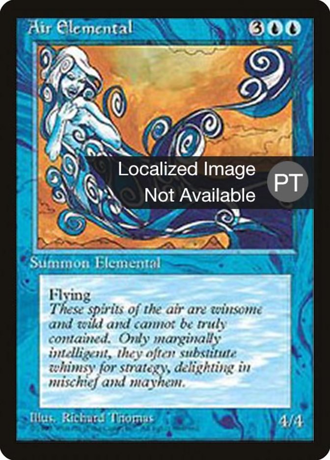 Air Elemental [Fourth Edition (Foreign Black Border)] 