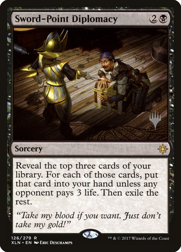 Sword-Point Diplomacy (Promo Pack) [Ixalan Promos] 