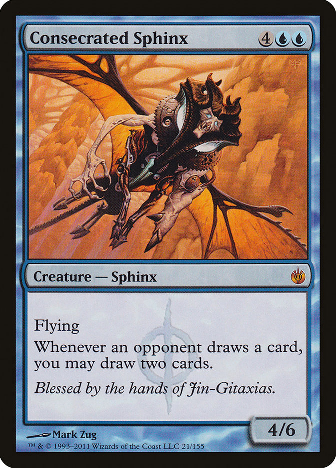 Consecrated Sphinx [Mirrodin Besieged] 