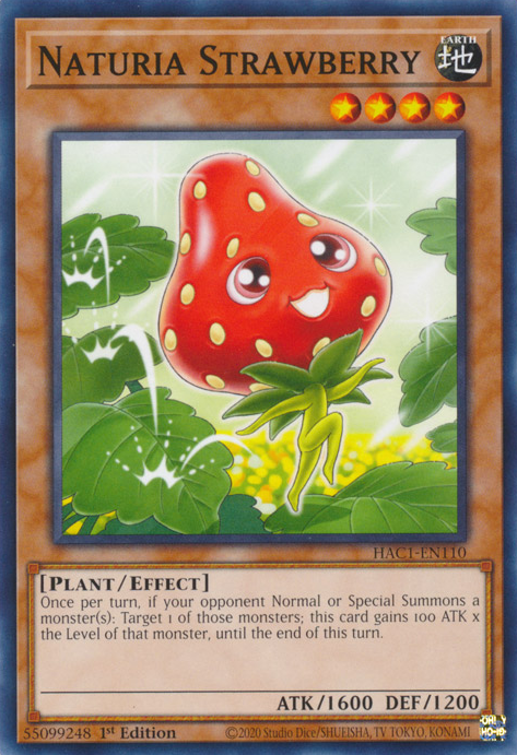 Naturia Strawberry [HAC1-EN110] Common 