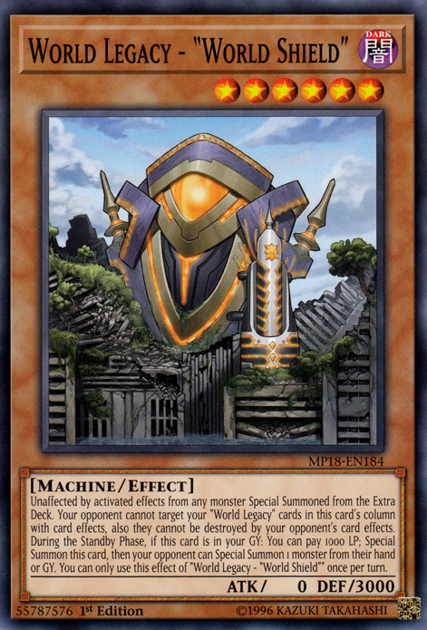 World Legacy - "World Shield" [MP18-EN184] Common 