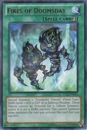 Fires of Doomsday (Red) [DL15-EN014] Rare 