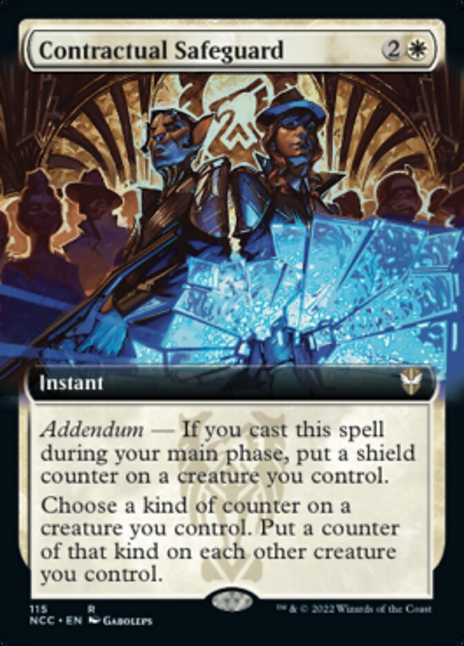 Contractual Safeguard (Extended Art) [Streets of New Capenna Commander] 