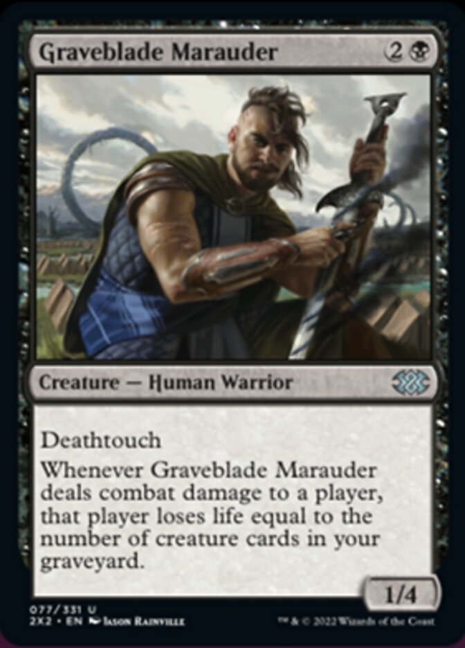 Graveblade Marauder [Double Masters 2022] 