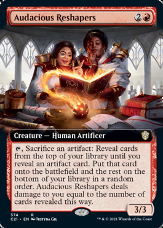 Audacious Reshapers (Extended Art) [Commander 2021] 