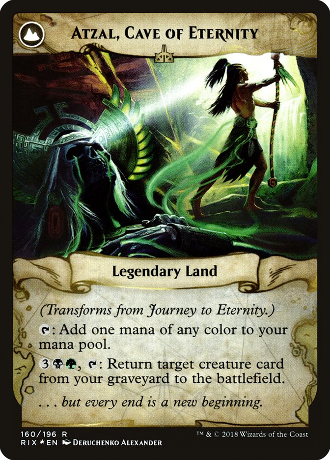 Journey to Eternity // Atzal, Cave of Eternity [Rivals of Ixalan Prerelease Promos] 