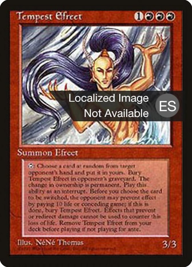 Tempest Efreet [Fourth Edition (Foreign Black Border)] 