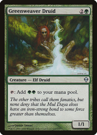 Greenweaver Druid [Zendikar] 