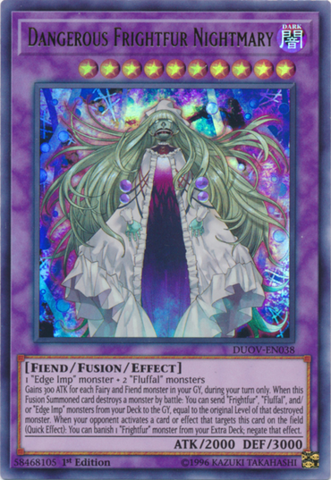 Dangerous Frightfur Nightmary [DUOV-EN038] Ultra Rare 