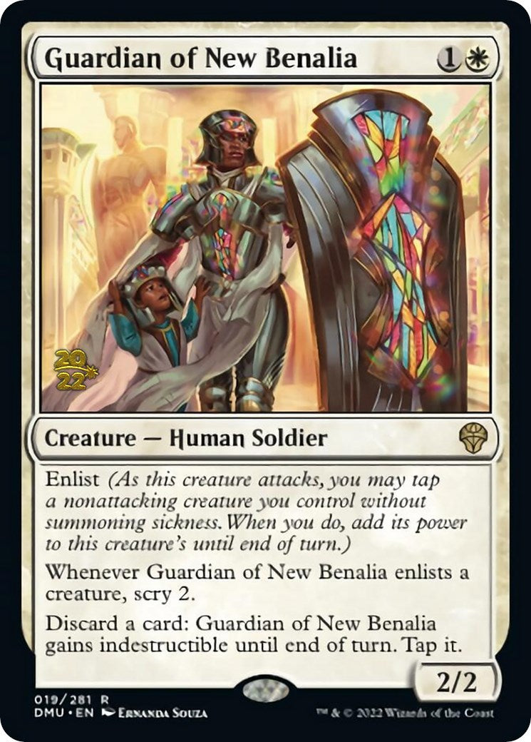 Guardian of New Benalia [Dominaria United Prerelease Promos] 