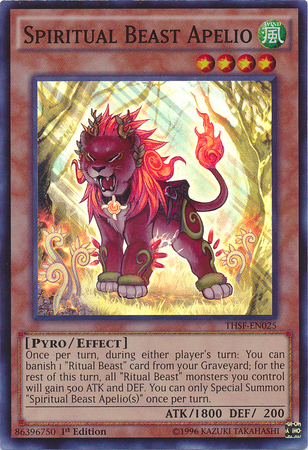 Spiritual Beast Apelio [THSF-EN025] Super Rare 