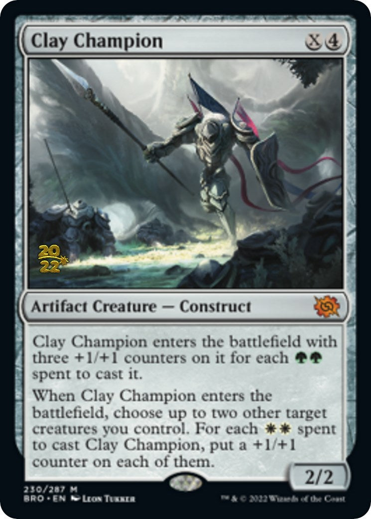 Clay Champion [The Brothers' War Prerelease Promos] 