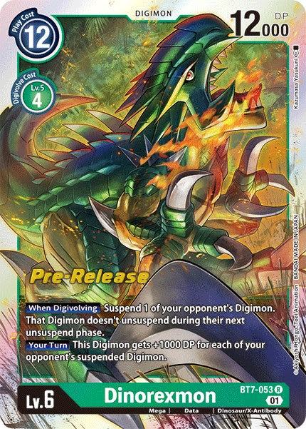 Dinorexmon [BT7-053] [Next Adventure Pre-Release Cards]