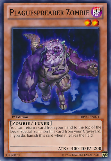 Plaguespreader Zombie [BP02-EN071] Mosaic Rare 