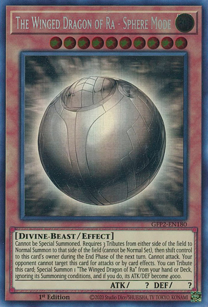 The Winged Dragon of Ra - Sphere Mode [GFP2-EN180] Ghost Rare 