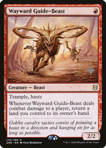 Wayward Guide-Beast (Promo Pack) [Zendikar Rising Promos] 