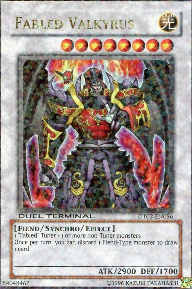 Fabled Valkyrus [DT02-EN086] Ultra Rare 