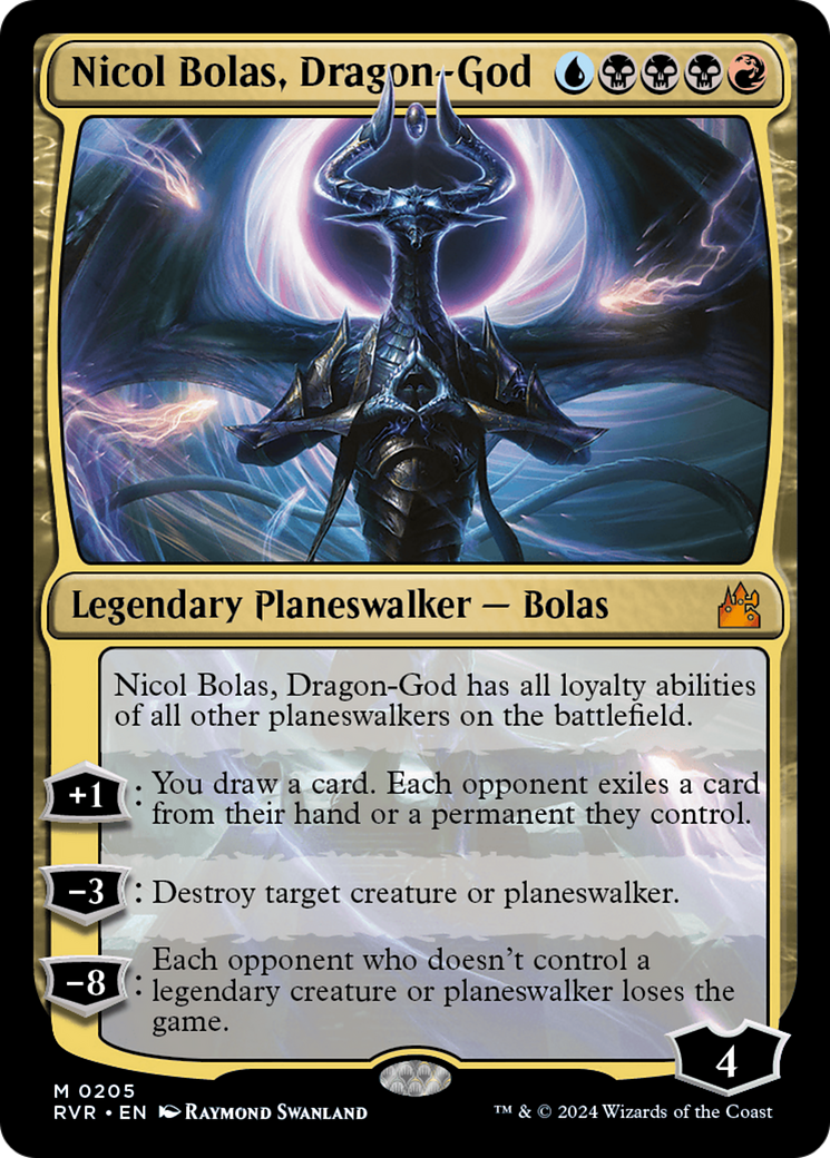 Nicol Bolas, Dragon-God [Ravnica Remastered] 