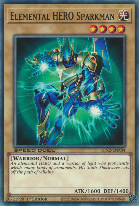 Elemental HERO Sparkman [SGX2-ENA04] Common 