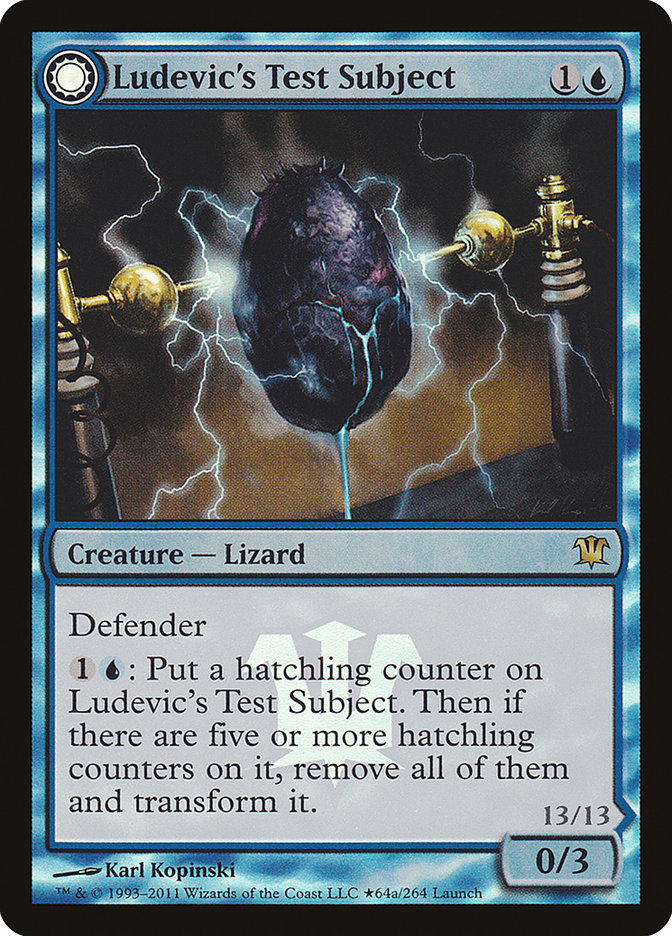 Ludevic's Test Subject // Ludevic's Abomination (Launch) [Innistrad Prerelease Promos] 