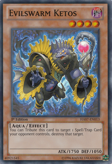 Evilswarm Ketos [HA07-EN013] Super Rare 