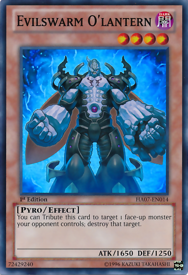 Evilswarm O'lantern [HA07-EN014] Super Rare 