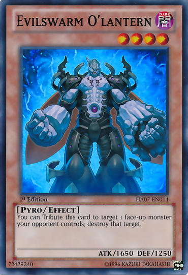 Evilswarm O'lantern [HA07-EN014] Super Rare 