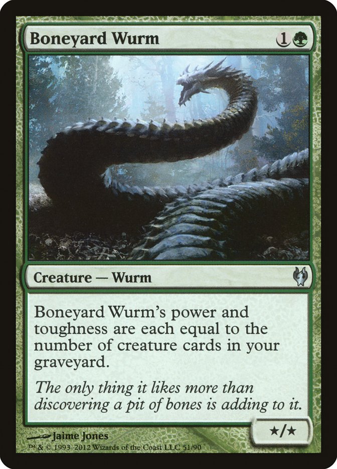 Boneyard Wurm [Duel Decks: Izzet vs. Golgari]