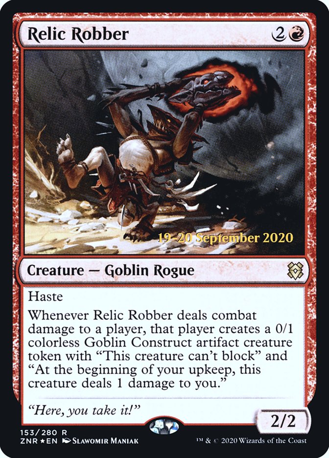 Relic Robber [Zendikar Rising Prerelease Promos] 