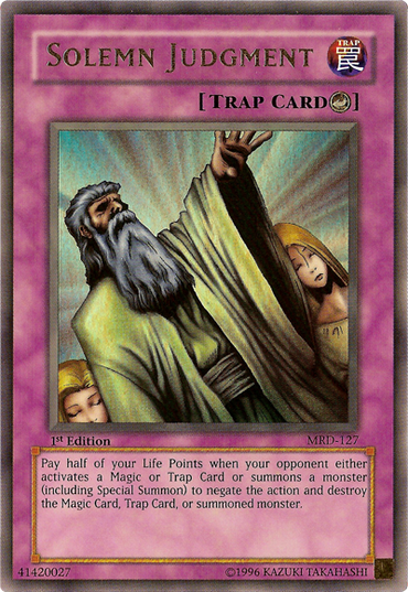 Solemn Judgment [MRD-127] Ultra Rare 