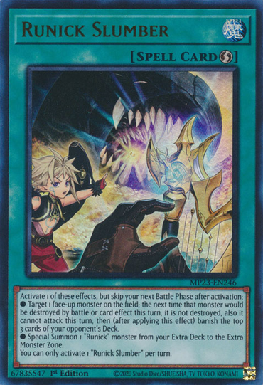 Runick Slumber [MP23-EN246] Ultra Rare 
